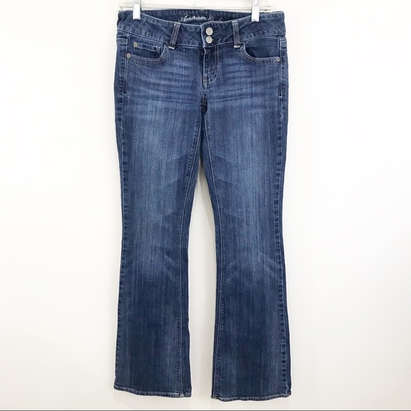 AMERICAN EAGLE Artist Blue Jeans Size 4 Long